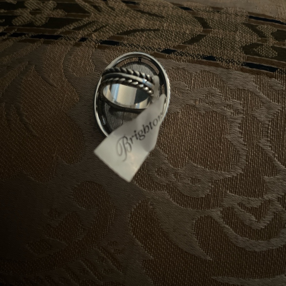 Brighton Silver And Black Statement Ring - image 3